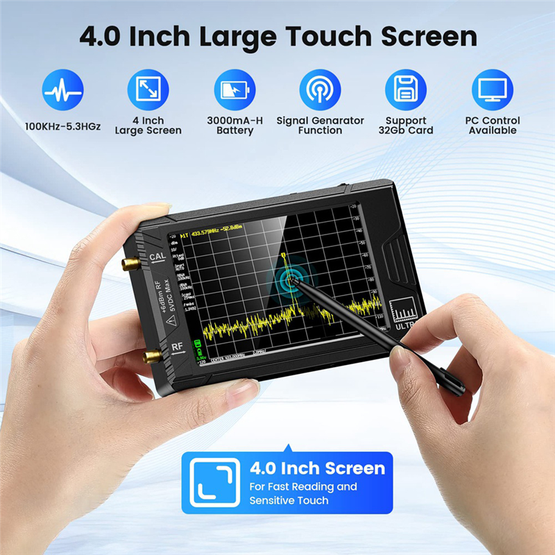 Woodworking Network - Quality Ultra 4Inch Spectrum Analyzer Handheld
