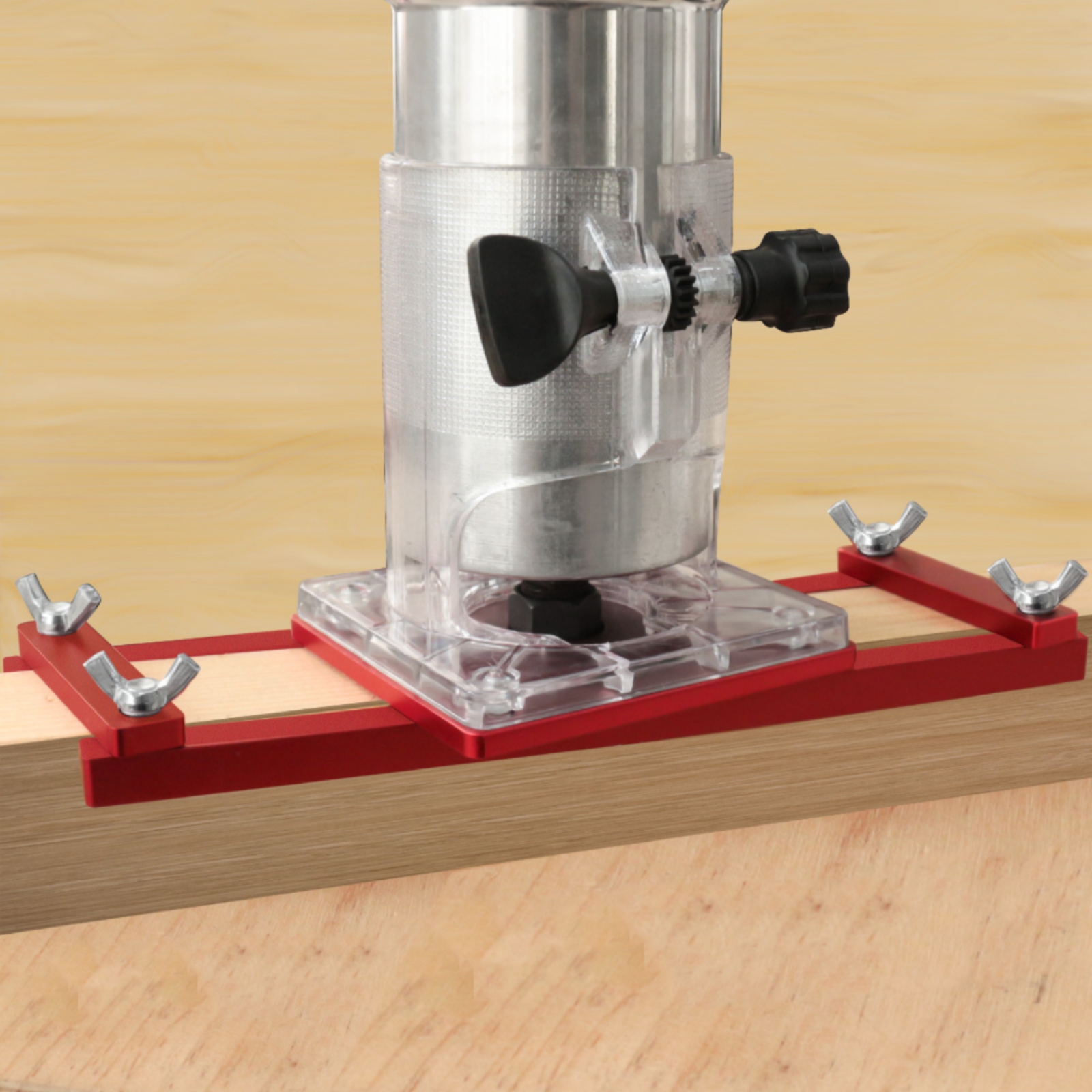 Woodworking Routers - Router Slotting Guide Fixture Stable Router