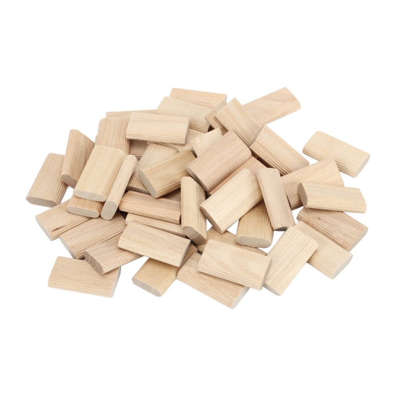 Woodworking Domino - 50Pcs Domino Tenon Beech Wood 8x40mm