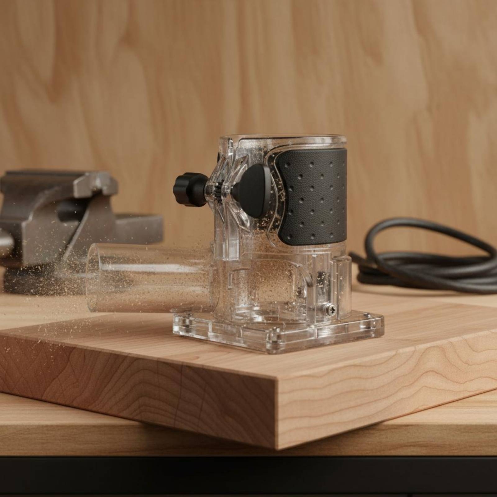 Transparent Router Dust Hood T – Woodworking Routers Bewertung und Preis