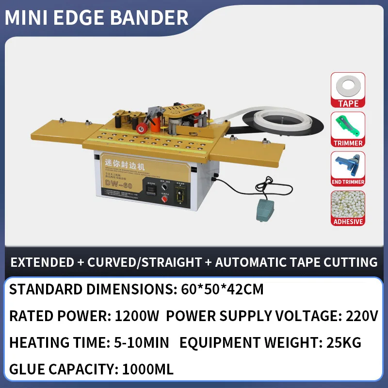 DW-60 Mini Edge Bander, Ball-B – Woodworking Edge Bewertung und Preis