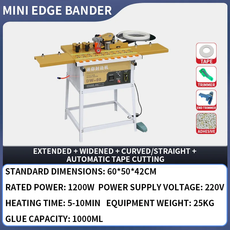 DW-60 Mini Edge Bander, Ball-B – Woodworking Edge Bewertung und Preis