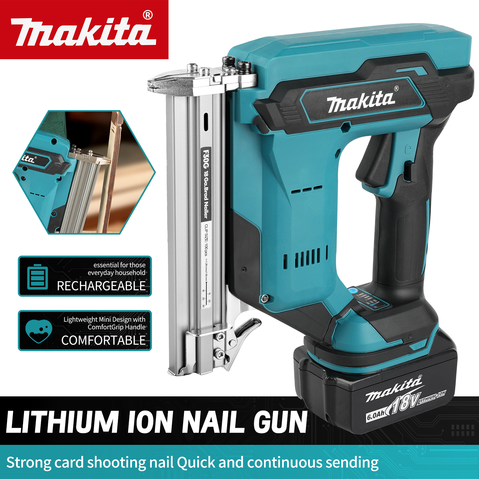 Makita Cordless 2 in 1 Nail Gu – Woodworking Nails Bewertung und Preis