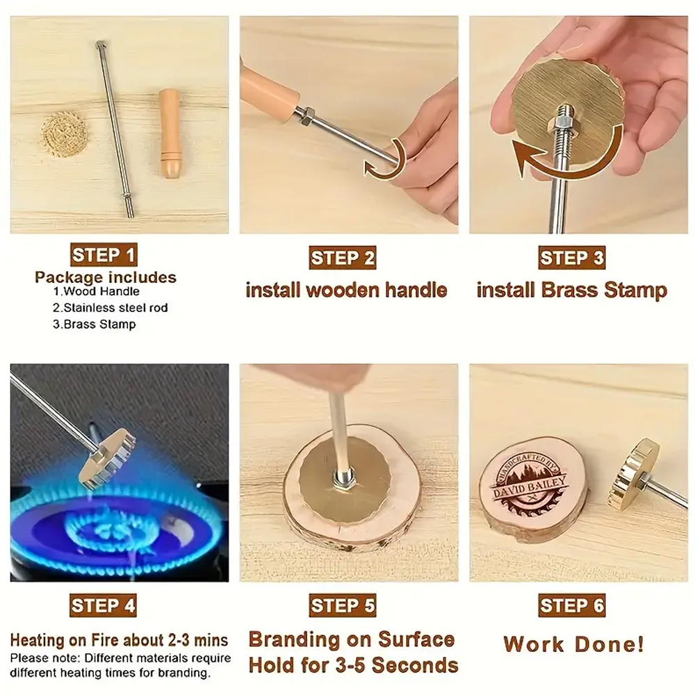Customize Branding Iron Person – Woodworking Logos Bewertung und Preis