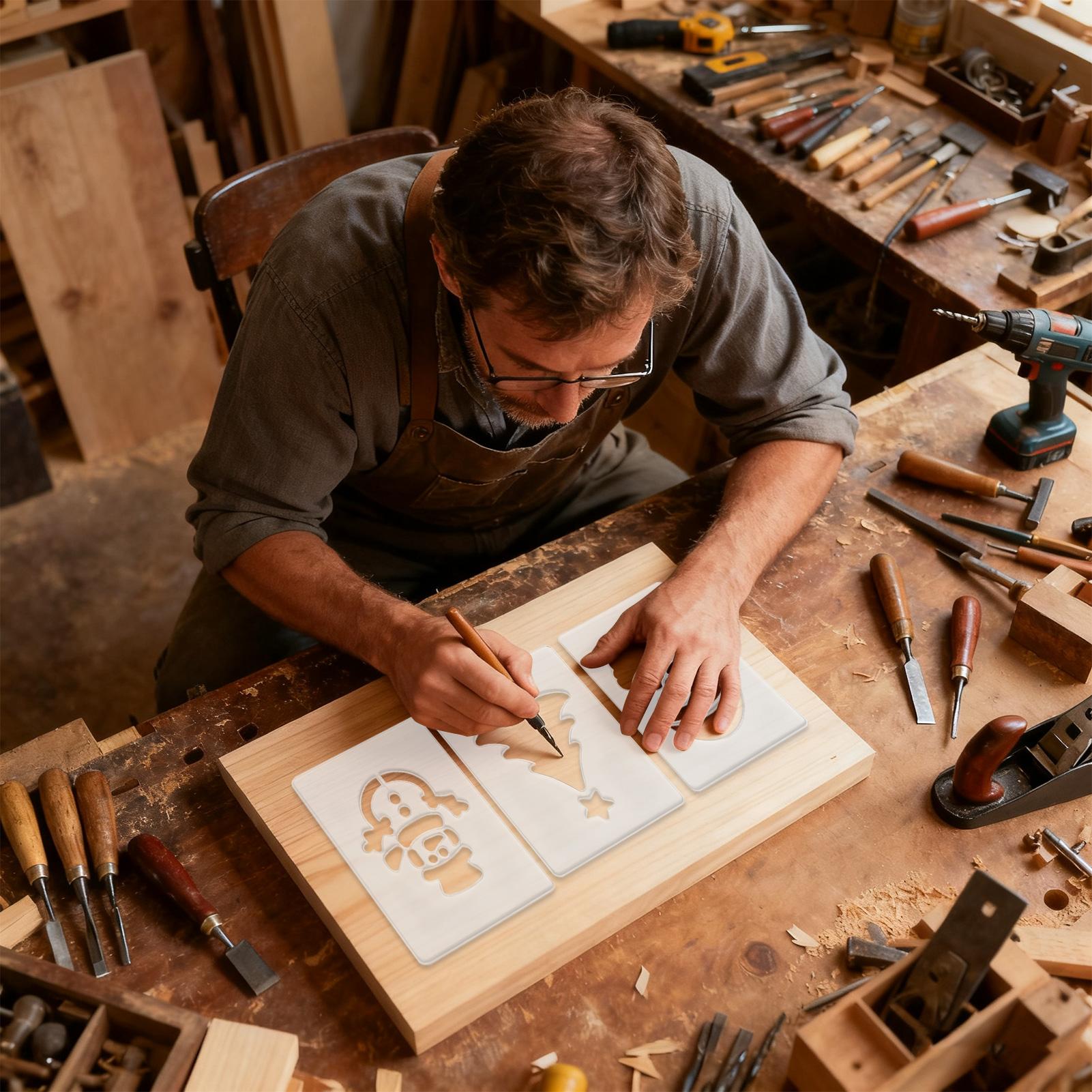 Christmas Stencil Portable Woo – Woodworking Man Bewertung und Preis
