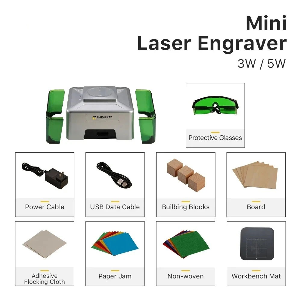 5000mW Mini CNC Laser Engraver – Woodworking Logos Bewertung und Preis