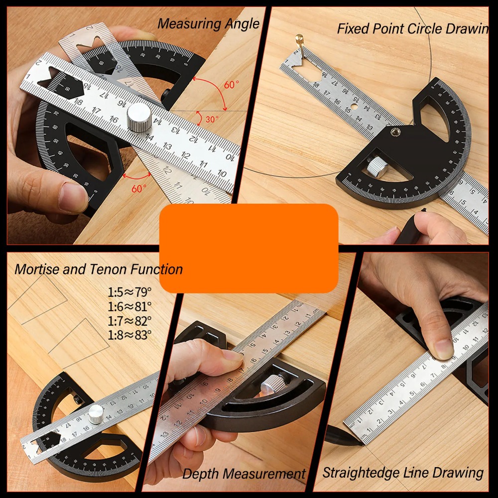 Angle Protractor Carpentry Ang – Woodworking Edge Bewertung und Preis