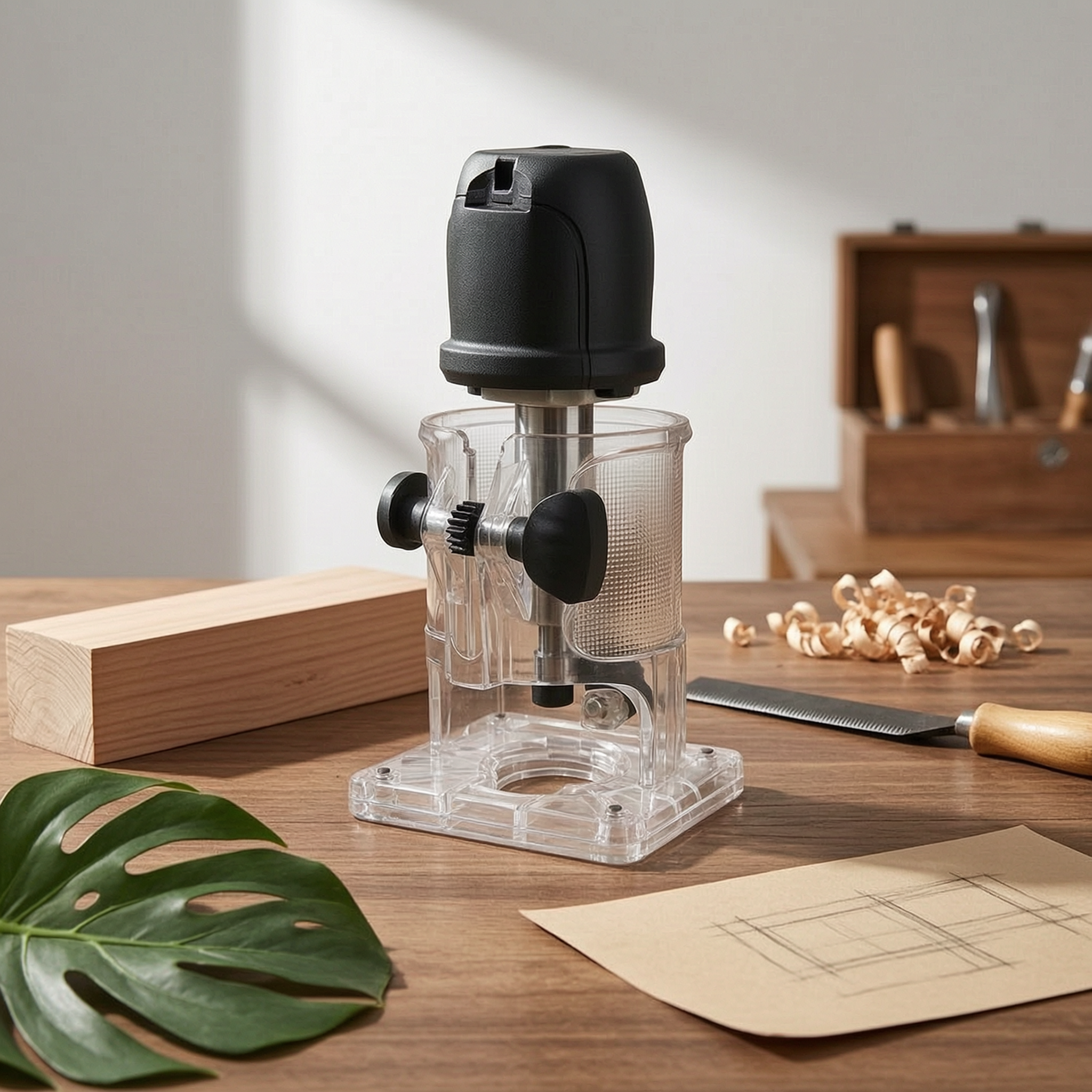Transparent Trimmer Router Gua – Woodworking Routers Bewertung und Preis