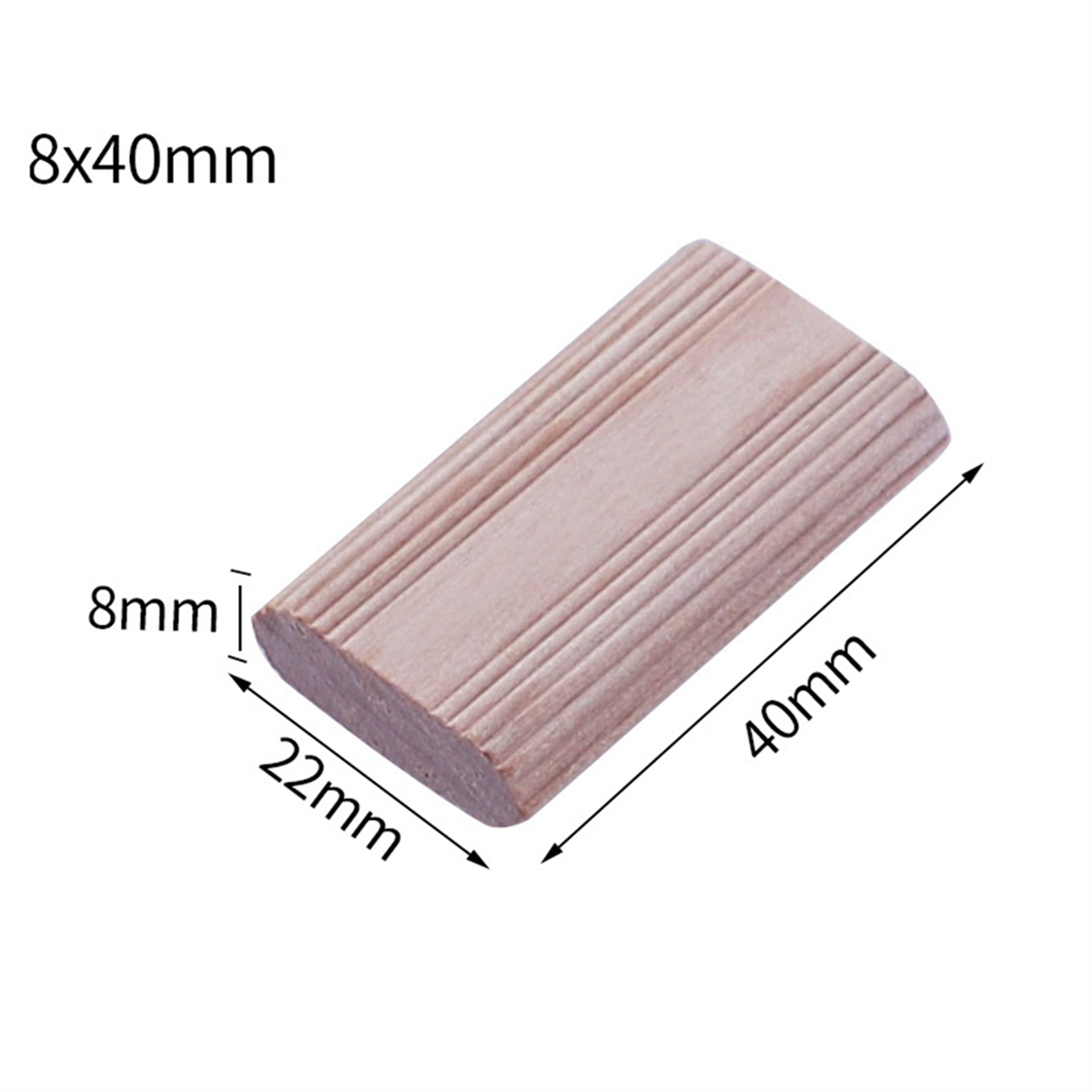 KEKA 100 Pieces of 8mm Domino  – Woodworking Domino Bewertung und Preis