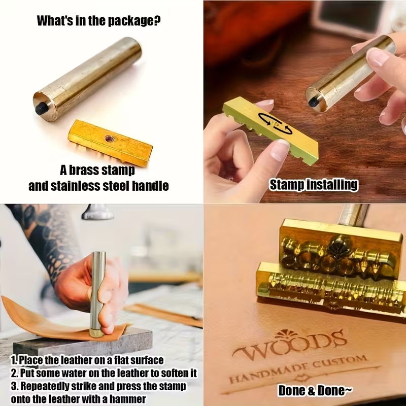 M8 Custom Branding Iron Stamp  – Woodworking Logo Design Free Bewertung und Preis