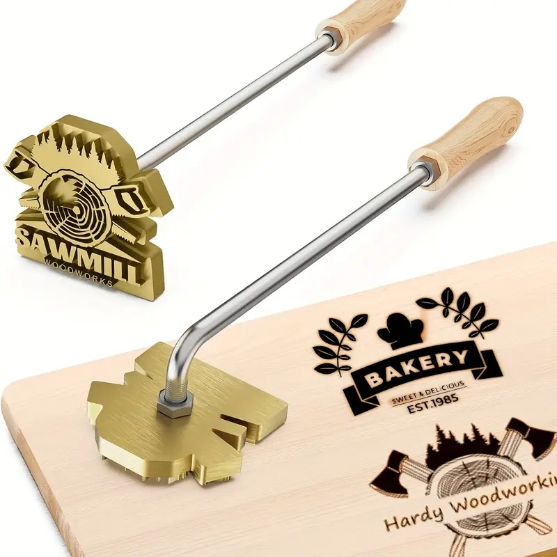M8 Custom Branding Iron Stamp  – Woodworking Logo Design Free Bewertung und Preis